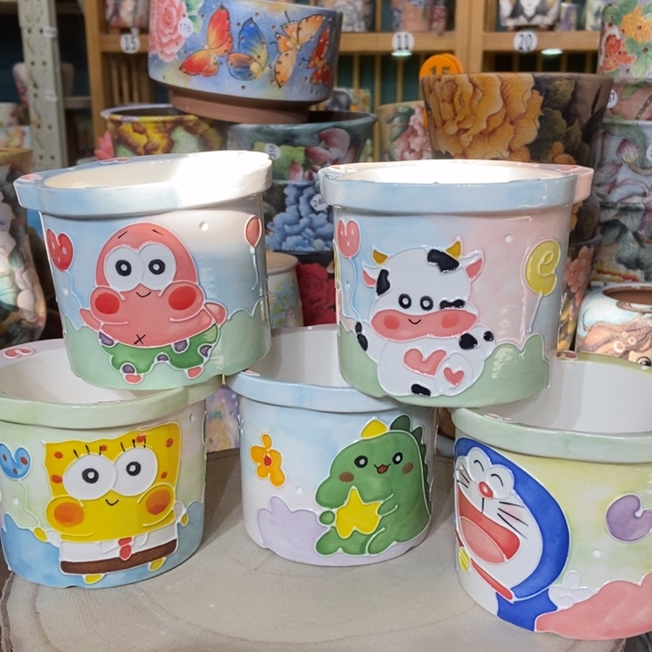 红陶景德镇艺术手绘作品