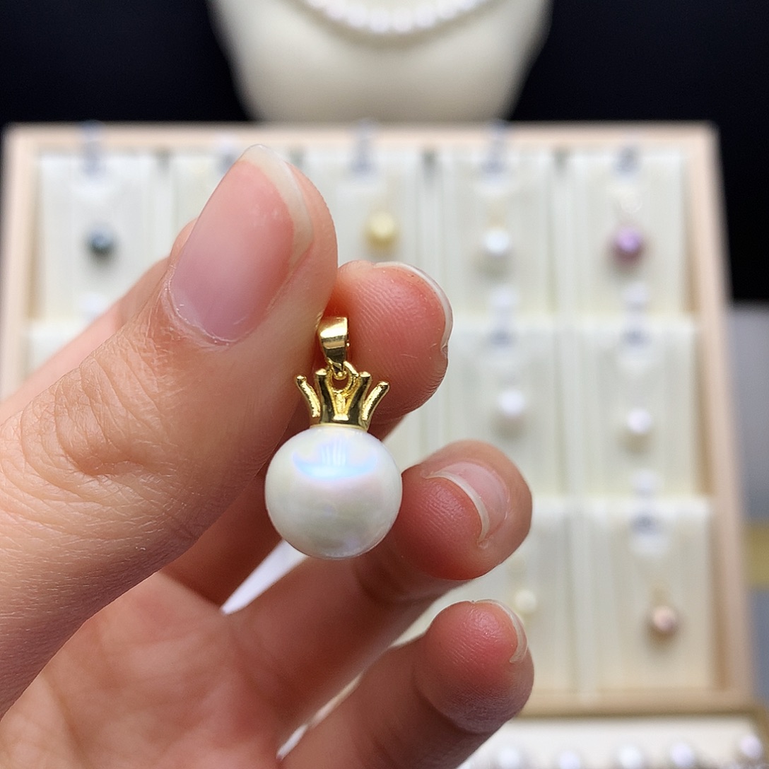 淡水珍珠合金颈饰