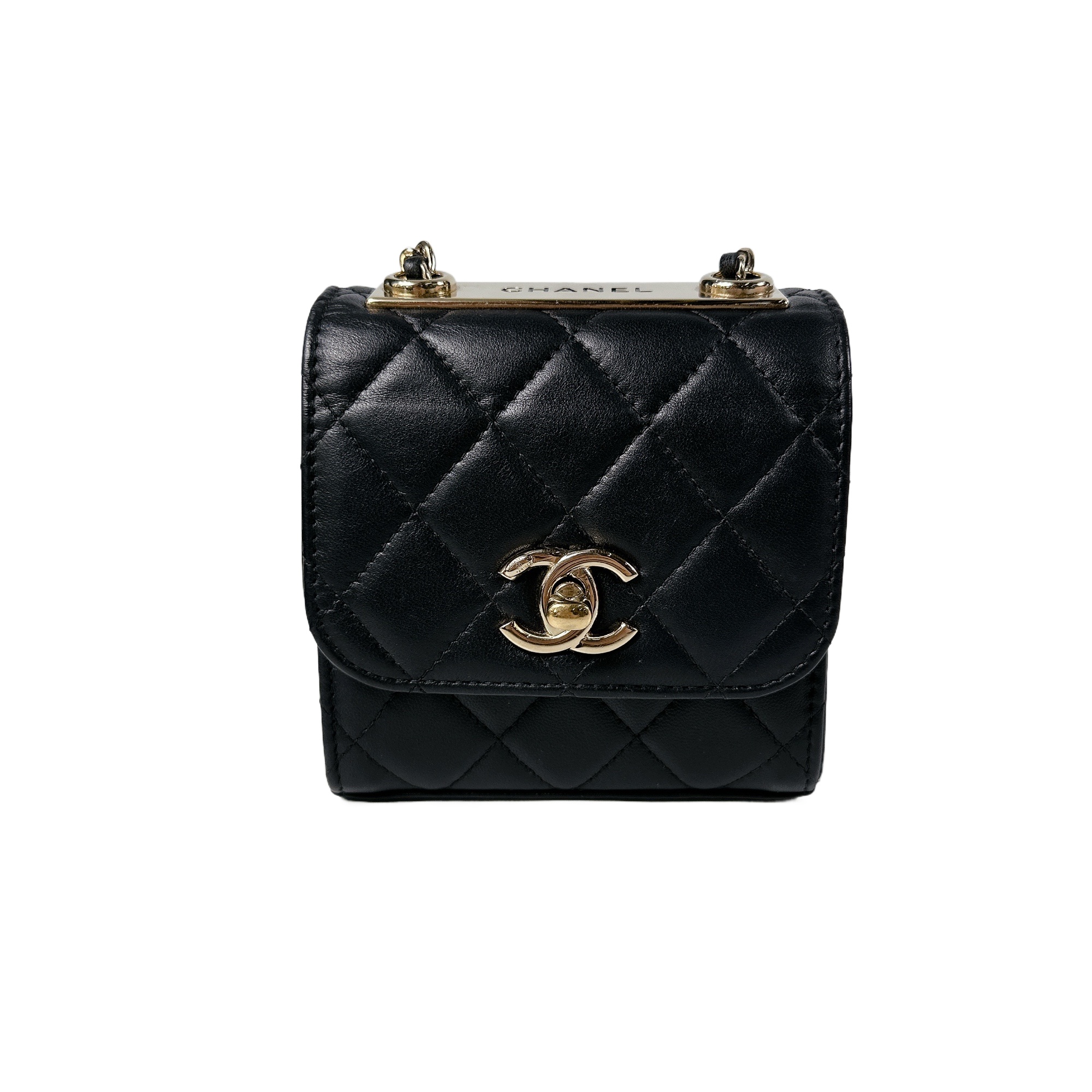 95新 香奈儿 安洁利严选链条手拿包/BK0145181 斜挎包