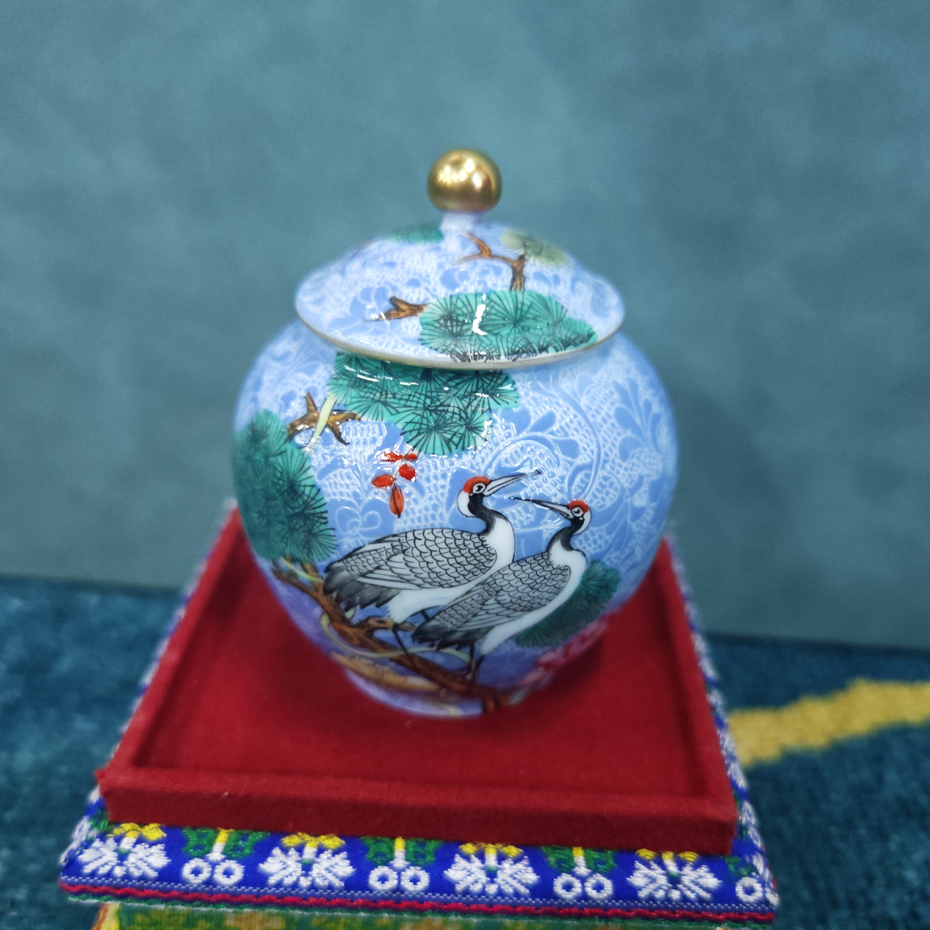 【景德镇】高温陶瓷，ZWY茶叶罐82