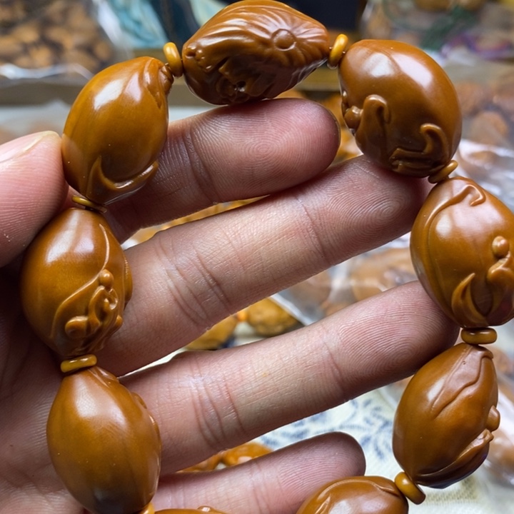 手串/手链橄榄核橄榄核雕工艺手串