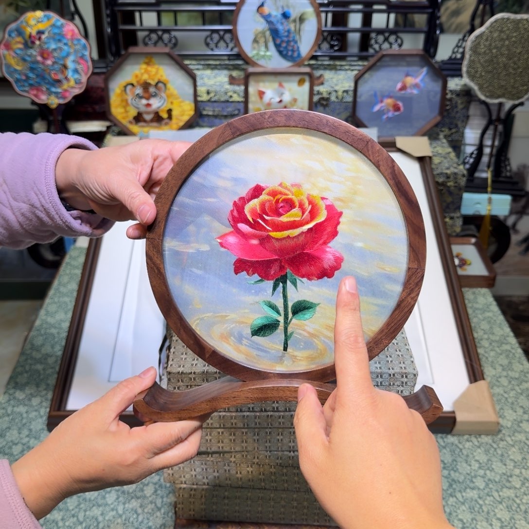 刺绣手工苏绣工艺异色