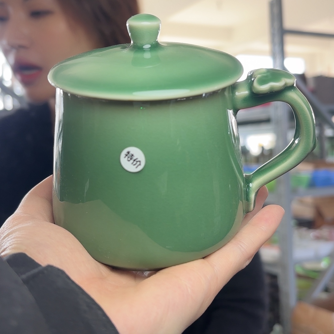 龙泉云间青瓷小米茶器