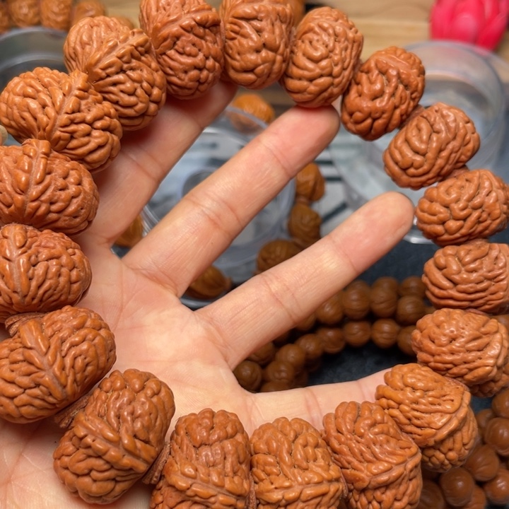 桃核手串龙纹桃核68