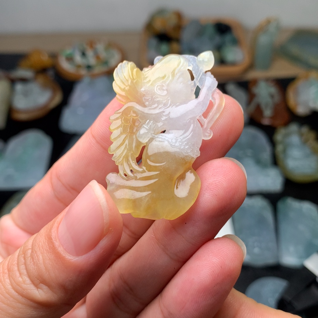 定制翡翠未镶嵌丘比特