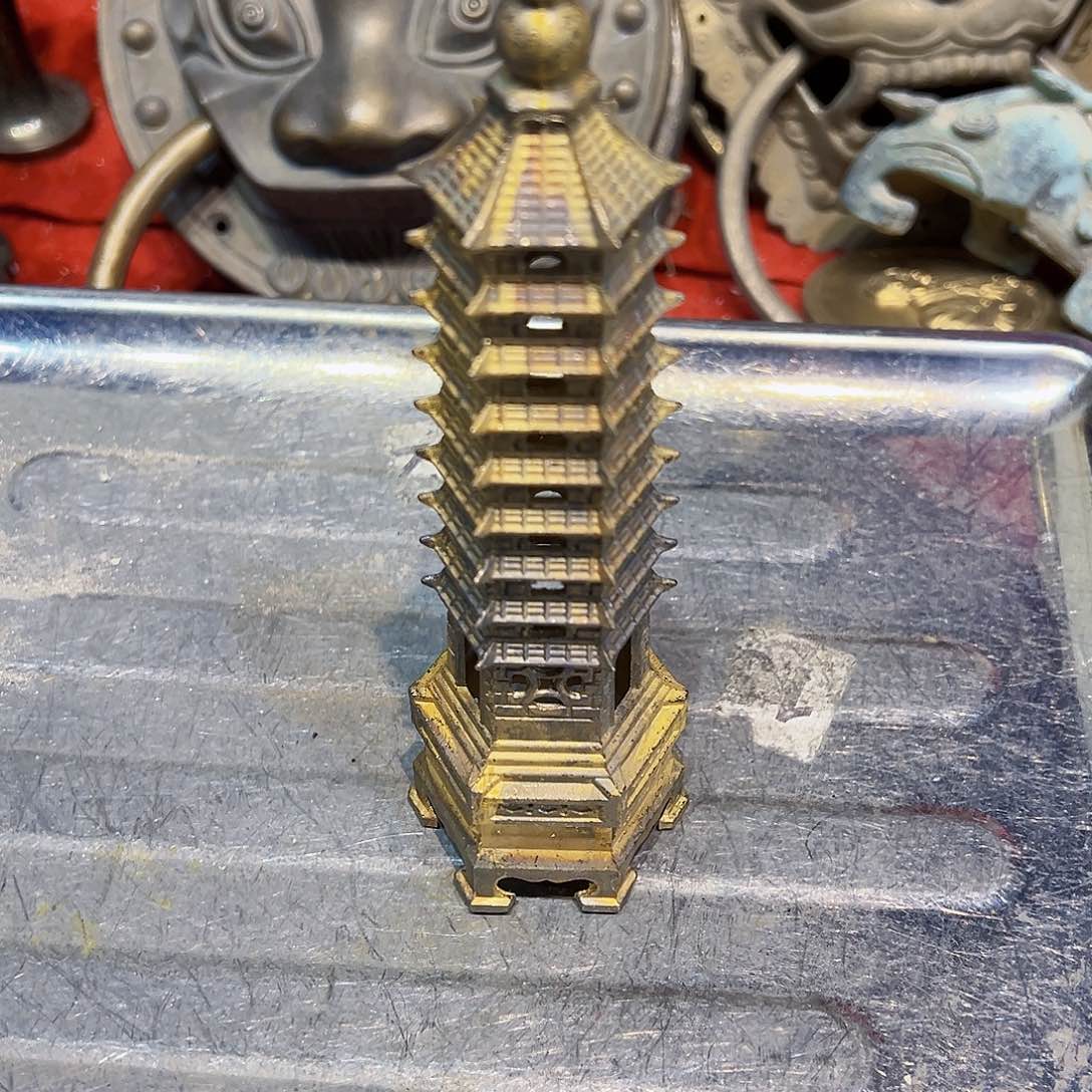 黄铜材质，文房摆件