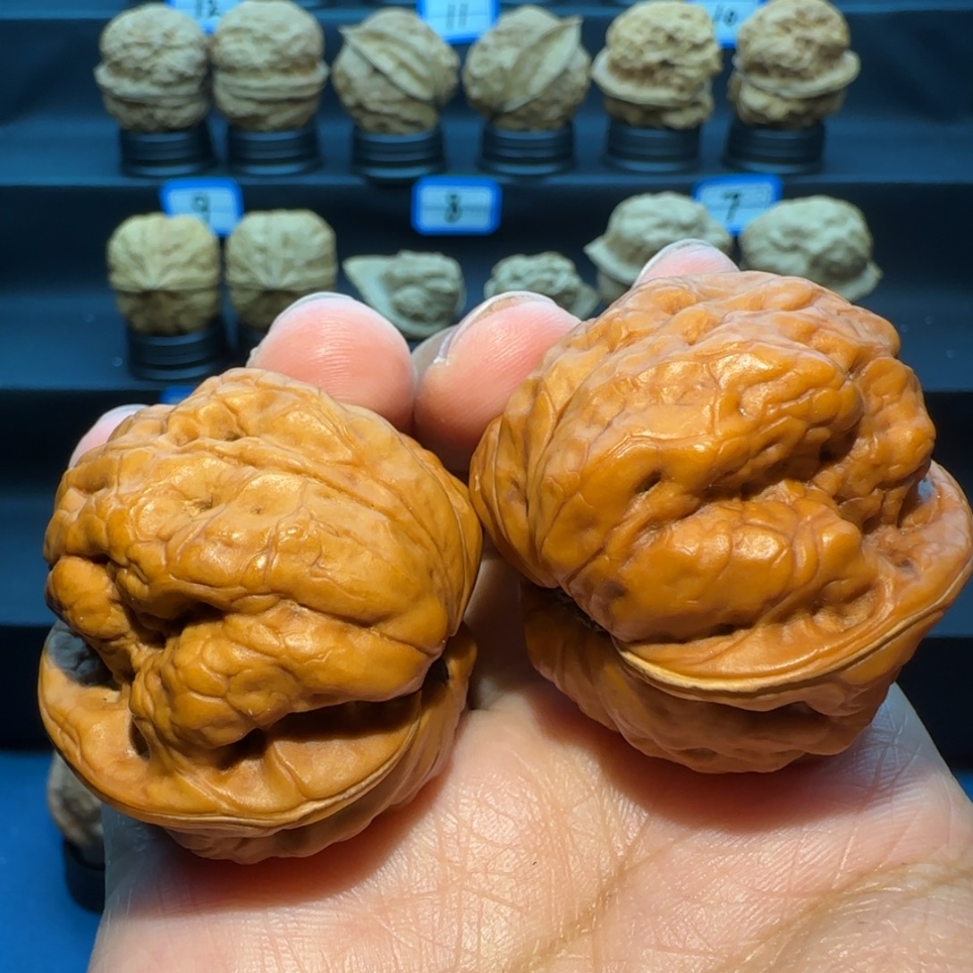 地***主桃核把件蟾祖核桃