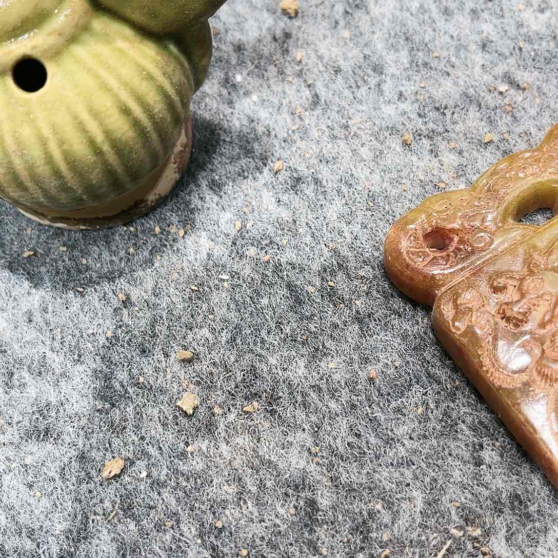 琉**宝瓦当摆件茶台的一大