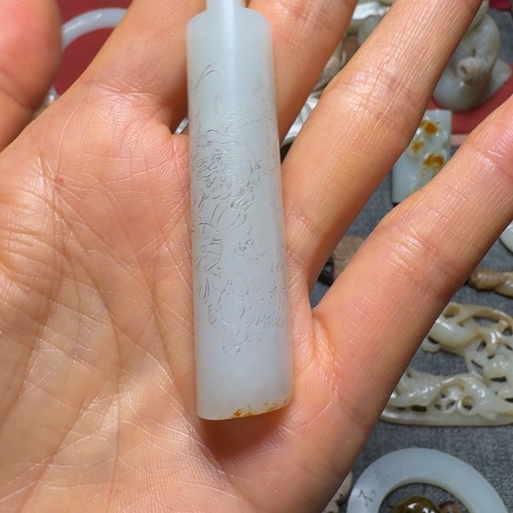 蜕***子和田玉（糖玉）未镶嵌挂件