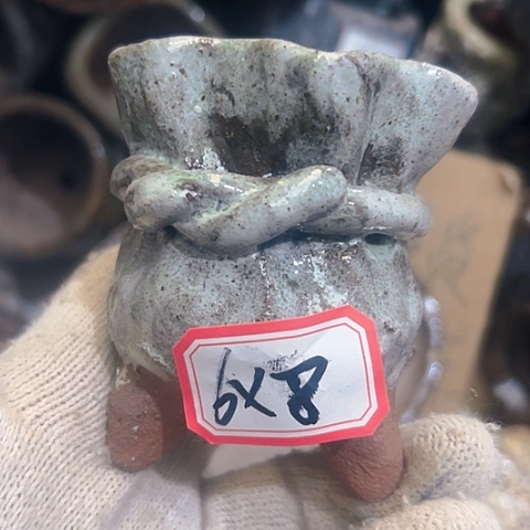 红陶粗陶花盆手工