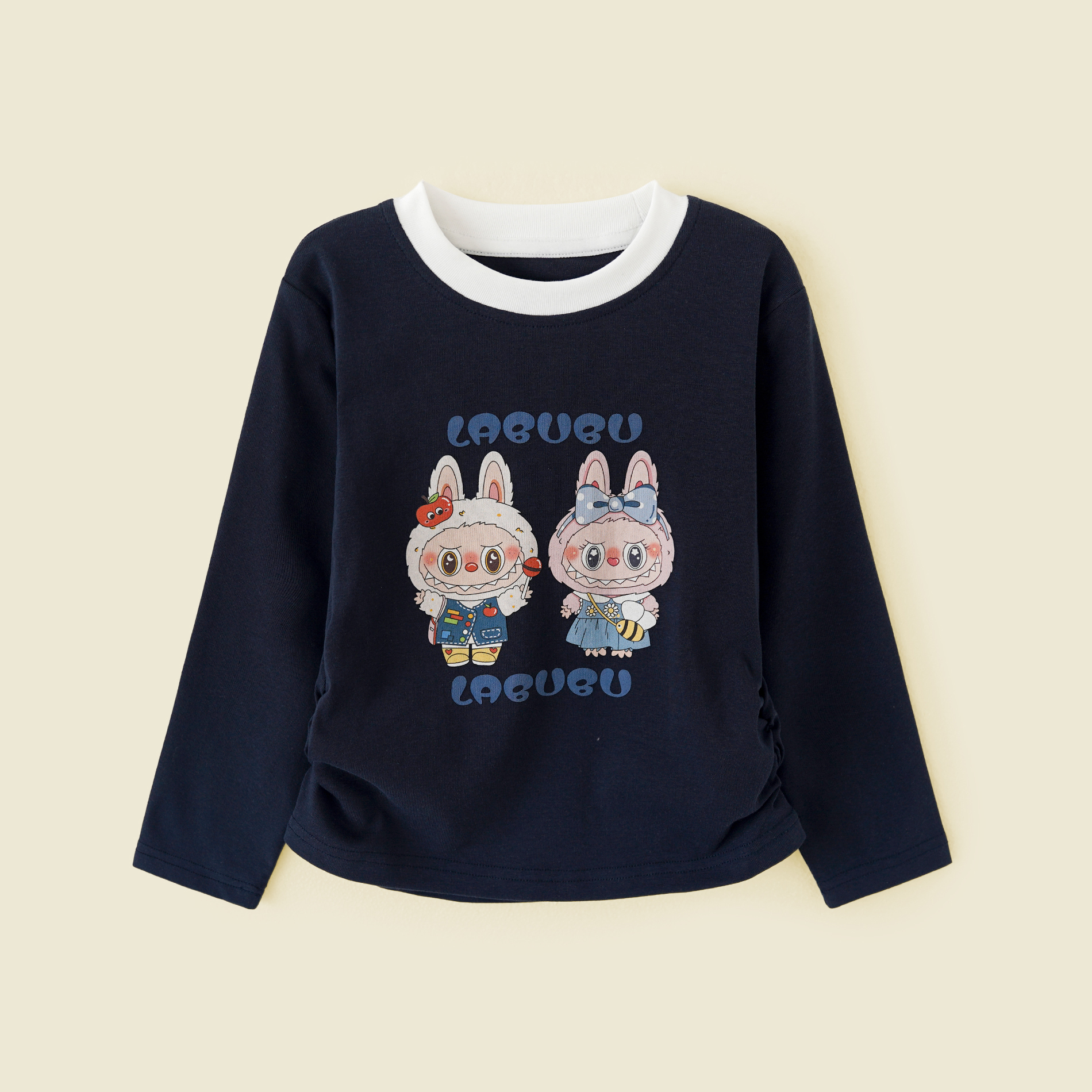 女童早秋上衣春秋洋气儿童长袖T恤宽松女中大童秋装T恤MYMQ1138