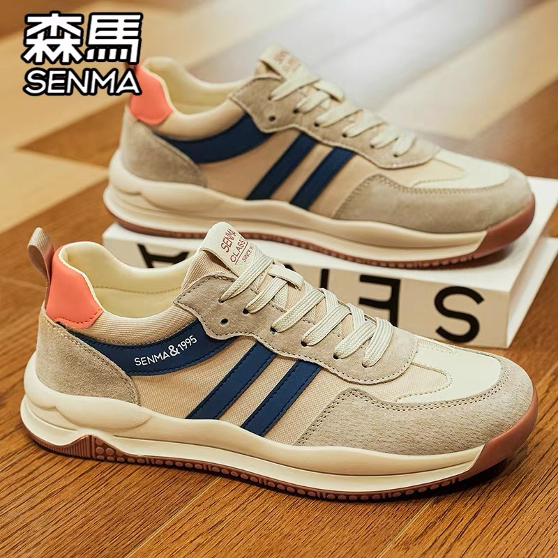 SENMA/森马阿甘男鞋春季百搭休闲男士跑步软底防滑运动增高老爹鞋商品图