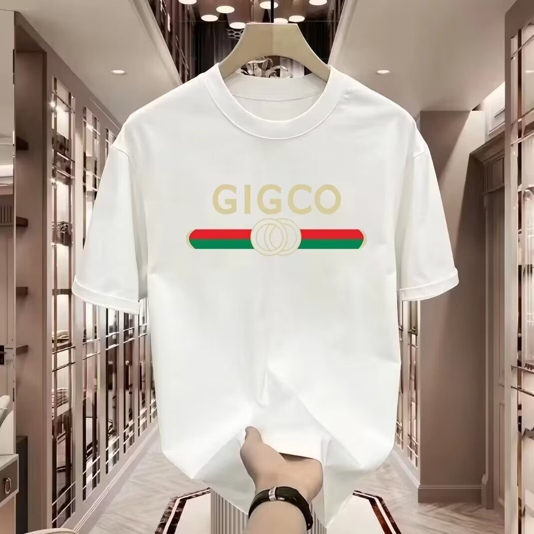 【一折专区】奥莱精选重磅男装白色夏款T恤短袖夏季美式潮牌夏季