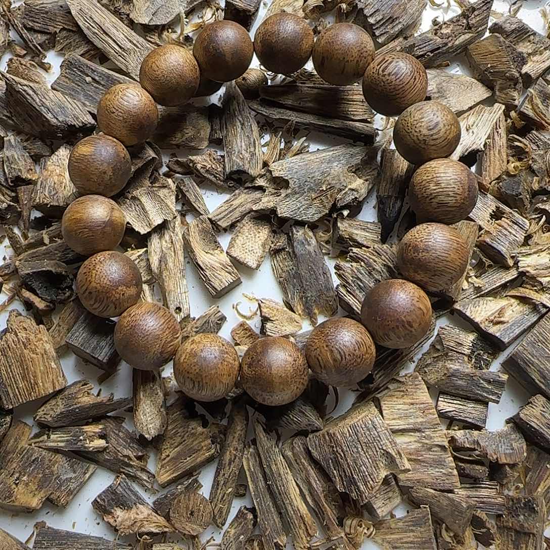 沉香沉香碎屑圆珠1.3单圈12.5克