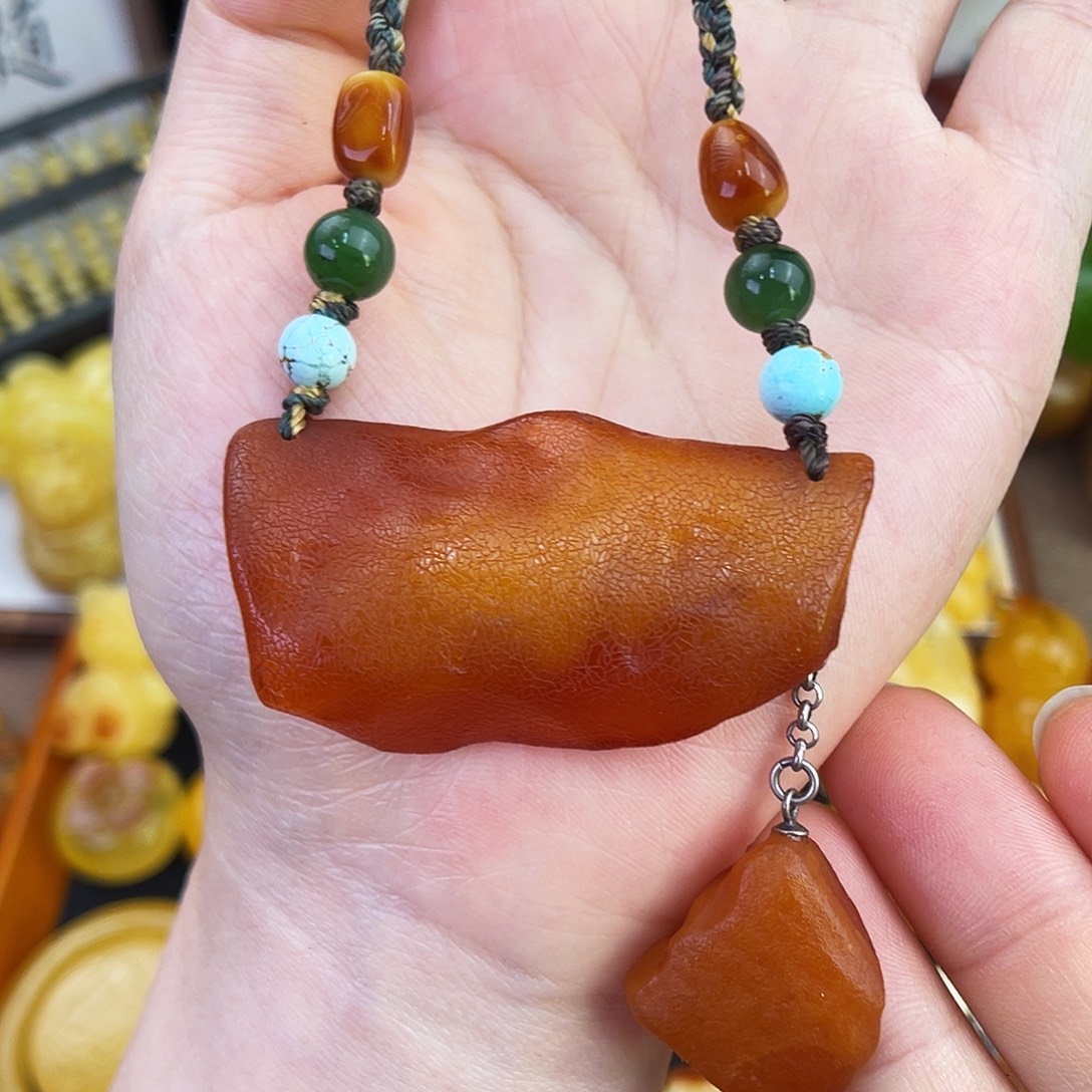 琥珀未镶嵌裸石我