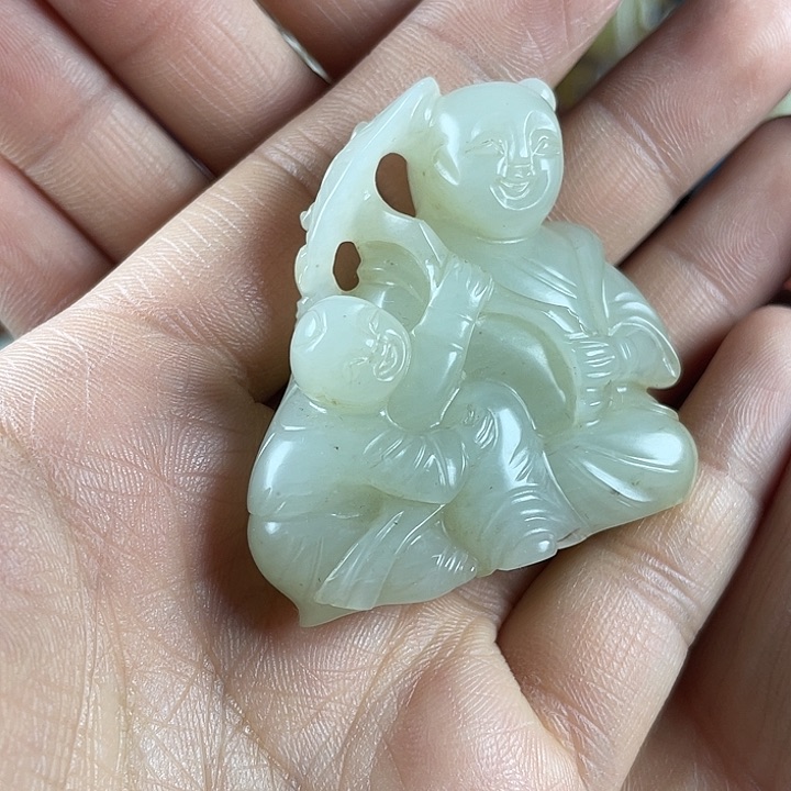 和田玉挂件未镶嵌用****4