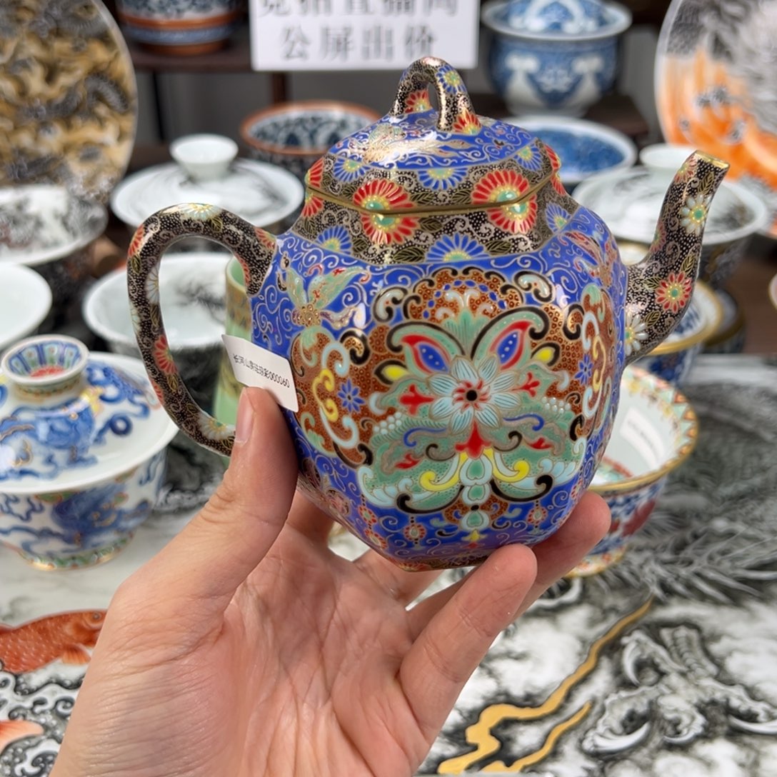 水***茶景德镇手工手绘陶瓷