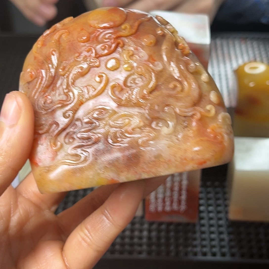 昌化石印石张**族我就去看看这场直播