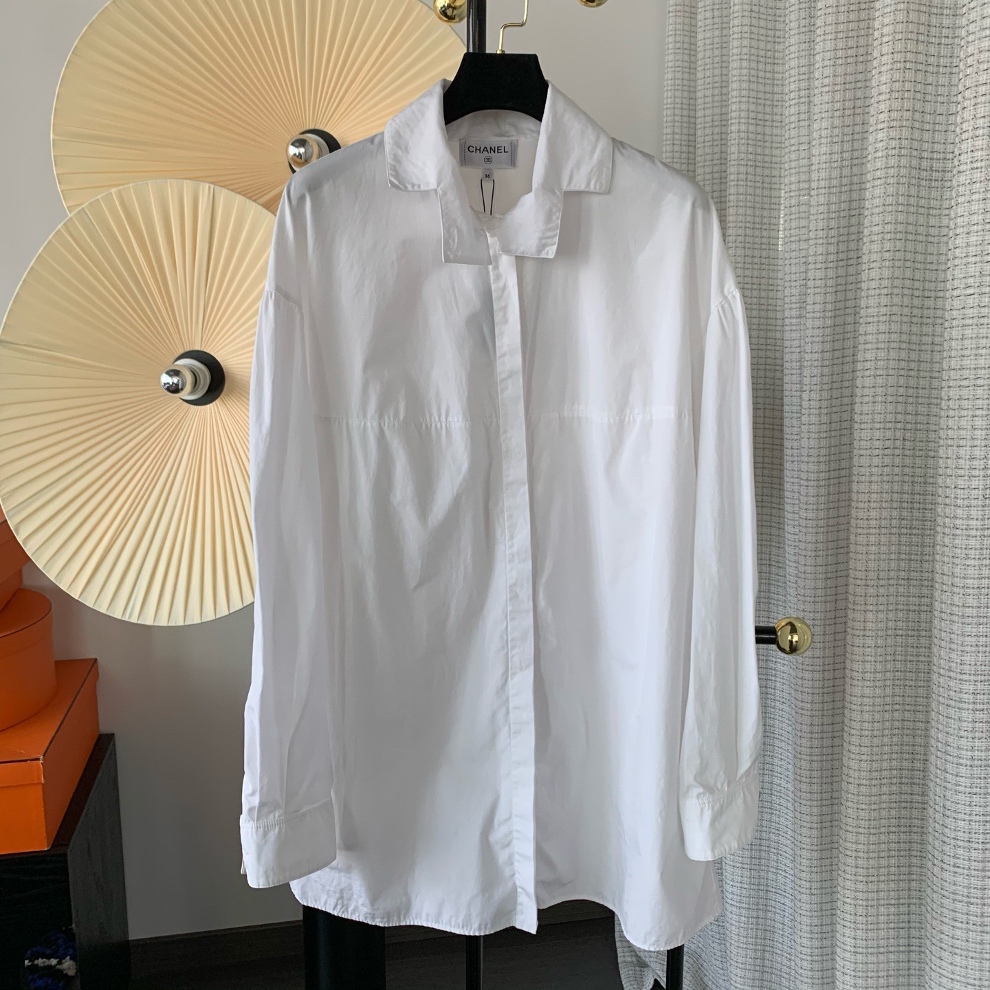 99新 Chanel/香奈儿 白色衬衣 36码