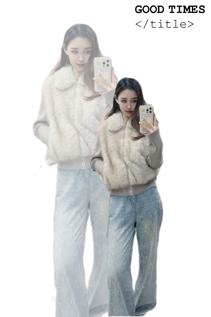 【啰啰私服】2025时尚清冷疏离高雅可拆卸针织袖穿搭外套