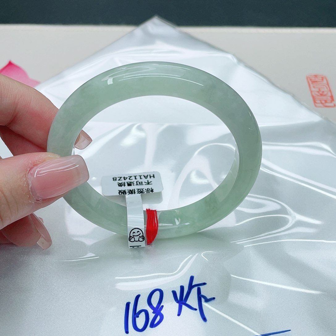 翡翠手镯未镶嵌正55.3