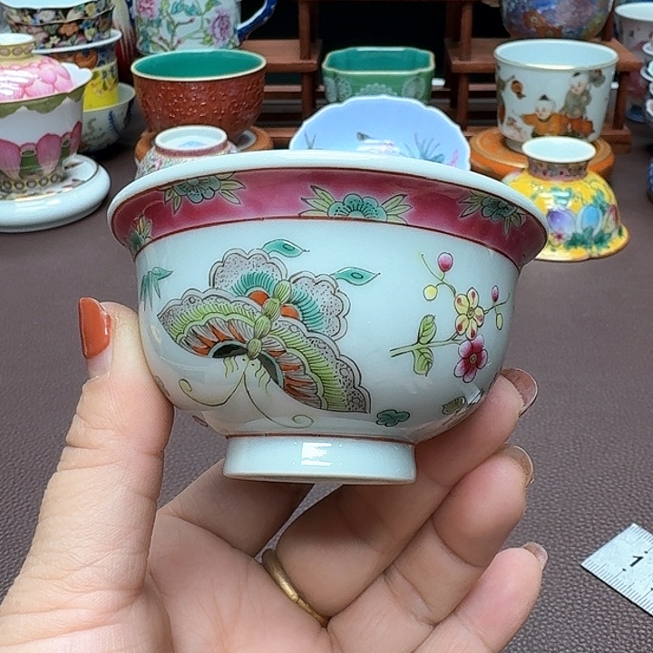 瓷片景德镇仿古手工制作精品展示