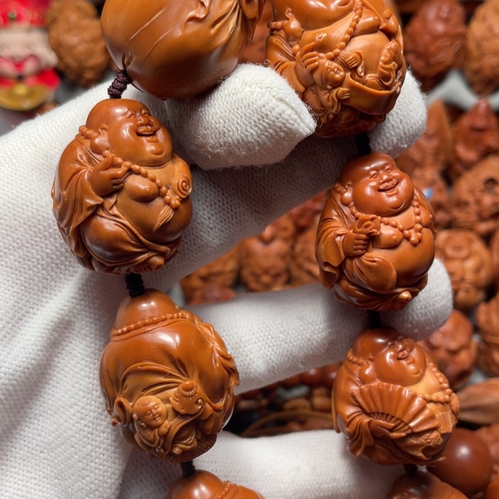 【闪购商品】橄榄核手串/手链双子弥勒