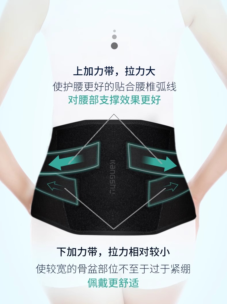 厂【3017护腰】运动健身跑步护腰登山加压护腰带