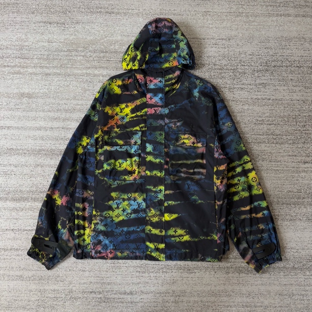 95新 LouisVuitton/路易威登 Logo压纹连帽长袖外套/52码#0717