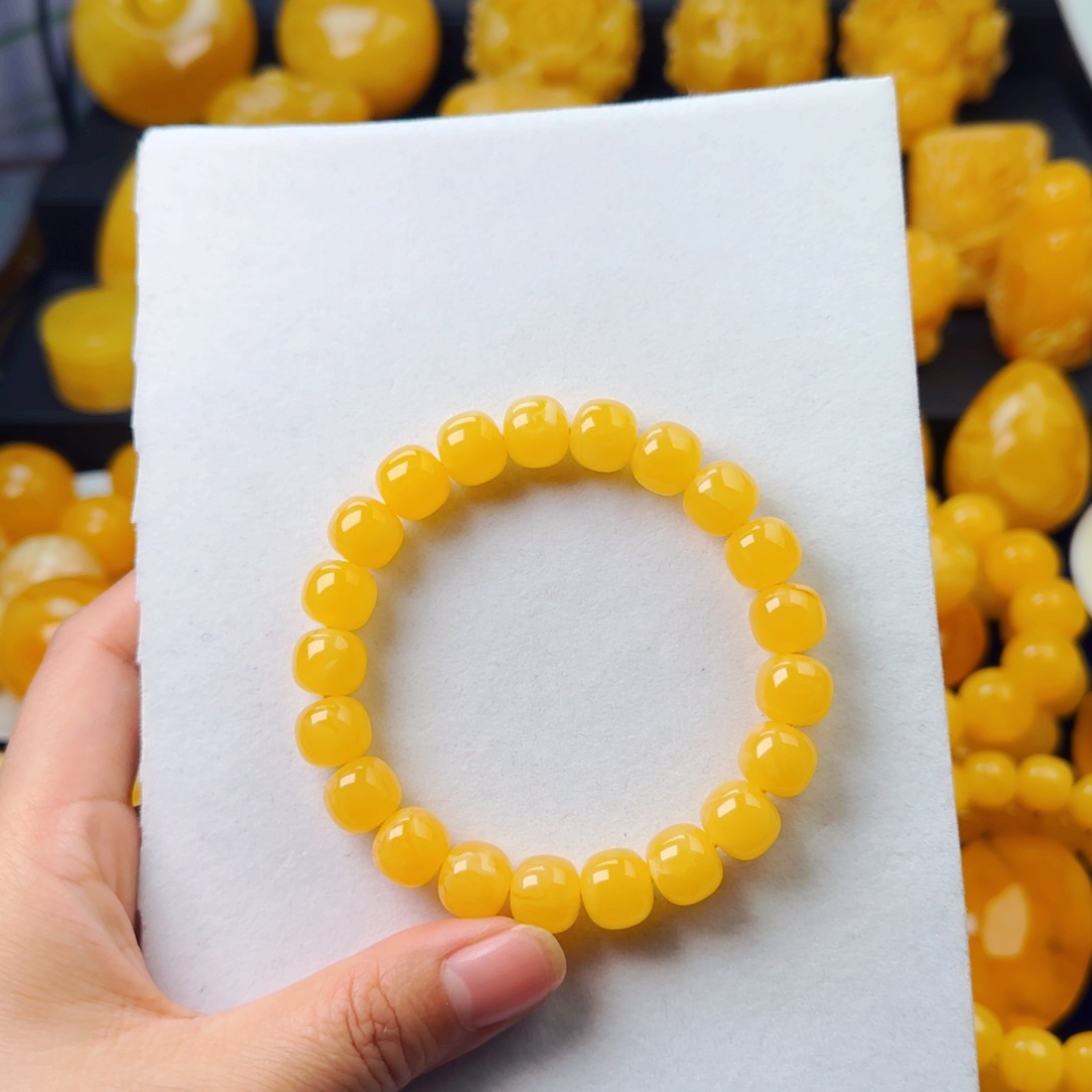 琥珀颈饰未镶嵌同料老型11