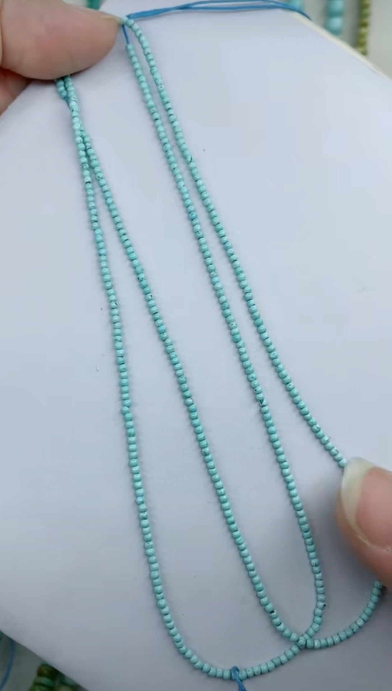 天然原矿绿松石卡1.8