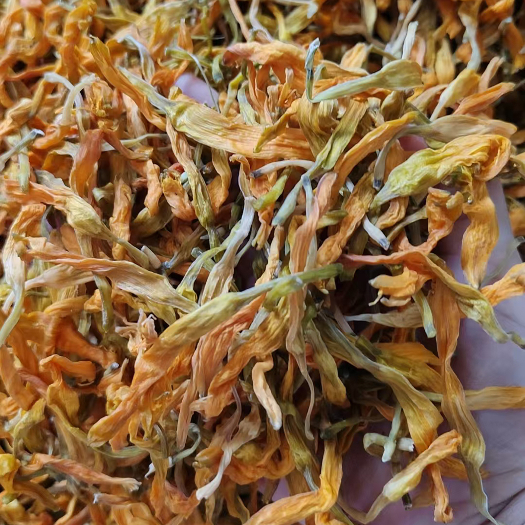 云南红土高原农家口粮自晒黄花菜真实500g