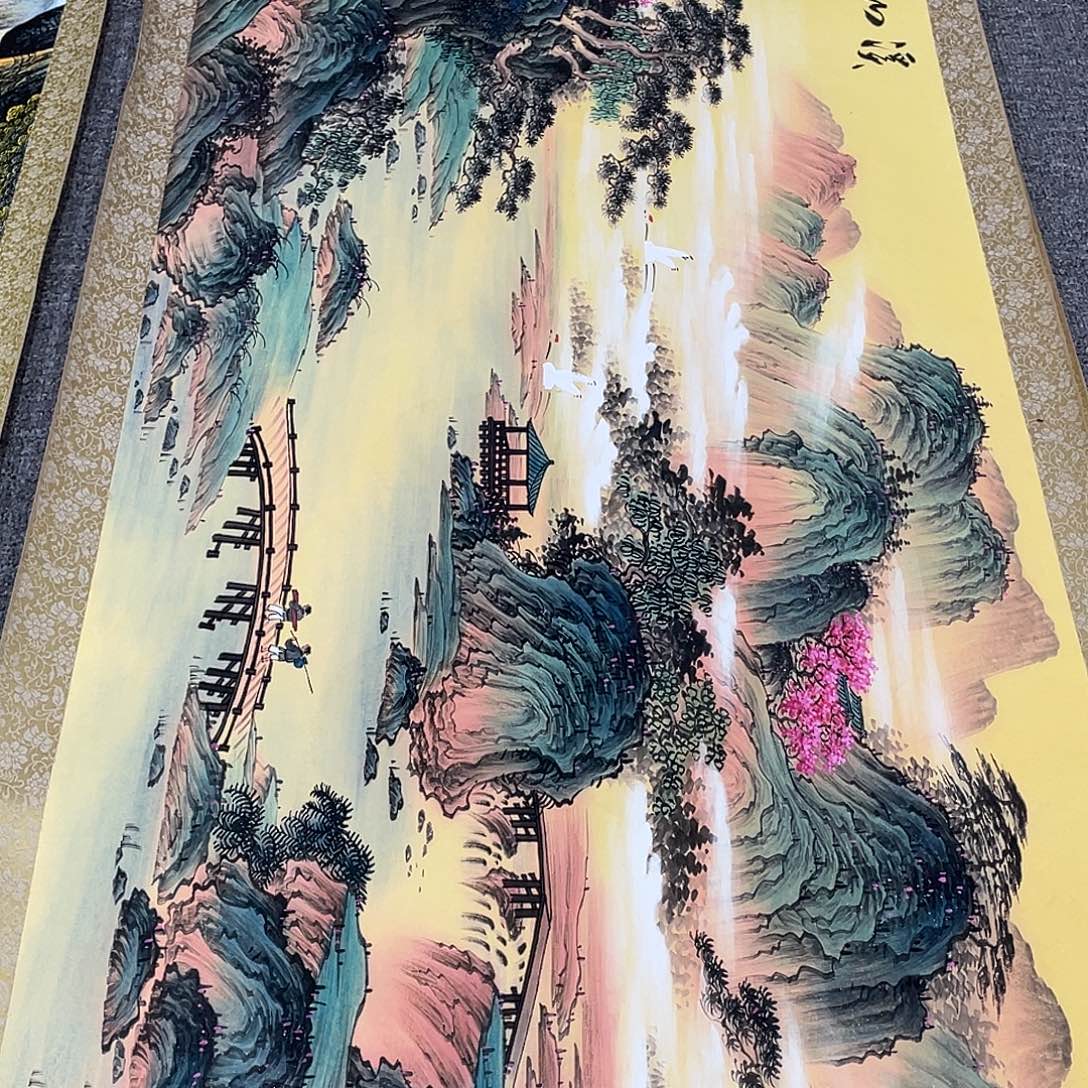 国画老师手笔手绘作品n