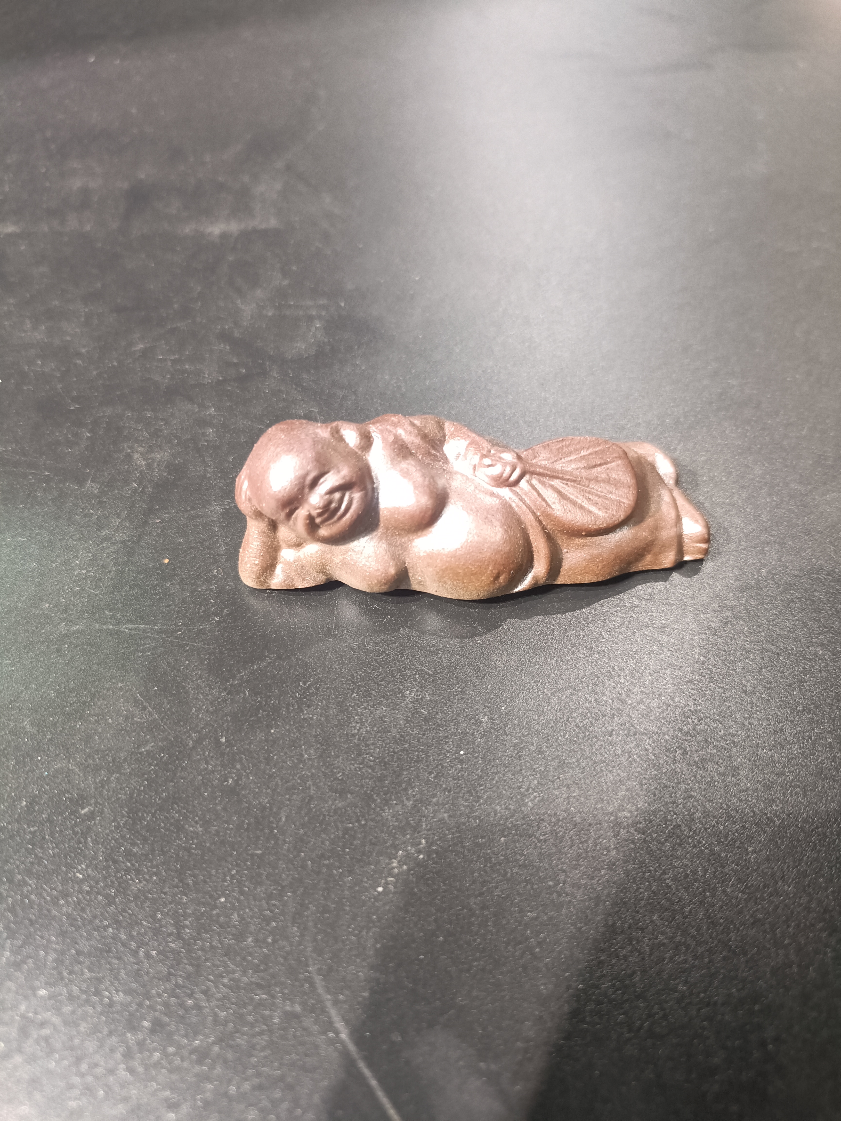 备前烧材烧茶宠卧佛