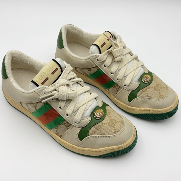 99新 GUCCI/古驰 /37.5码仅试穿/Gucci古驰脏脏鞋/00657