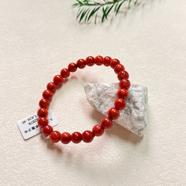 【六六中古】复古南红单圈手串te6622