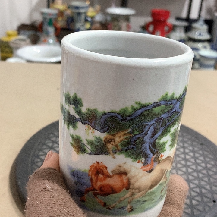 陶摆件博古架陶瓷摆件