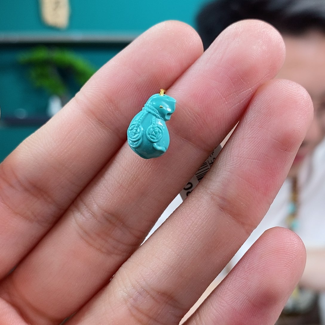 未镶嵌绿松石珠宝奇石