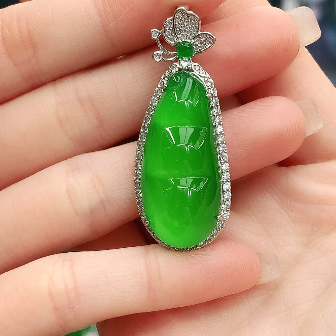 银S925镶嵌吊坠玛瑙/玉髓