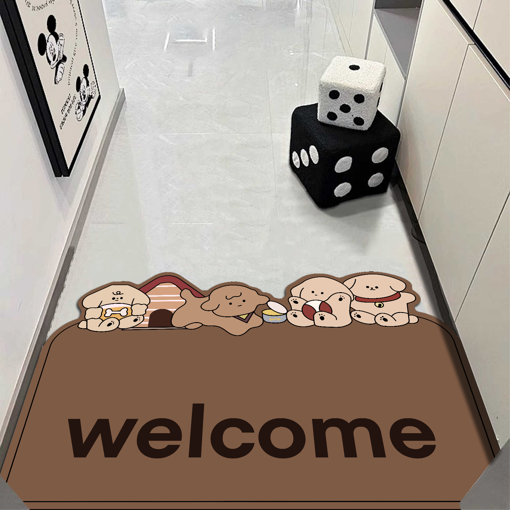 【多颜色】入户门防滑硅藻泥地垫吸水防滑速干家用玄关门口垫子