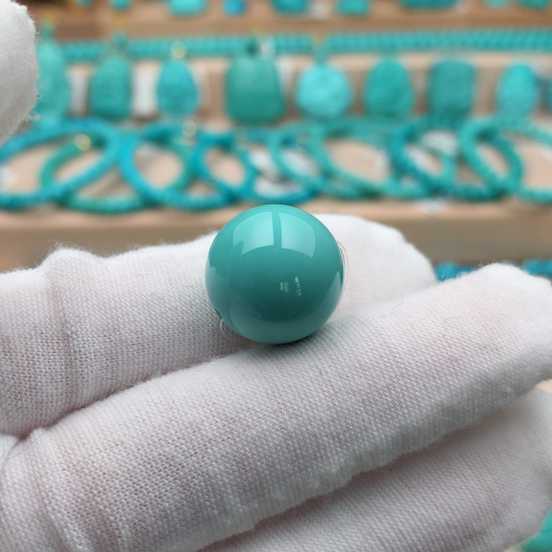 绿松石未镶嵌珠宝奇石16mm