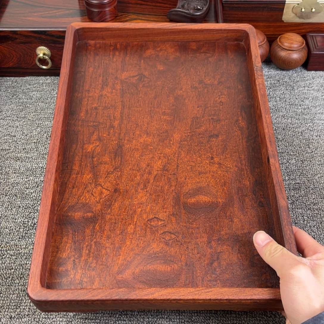 大果紫檀（缅甸花梨）36 24 3.5 独板文盘