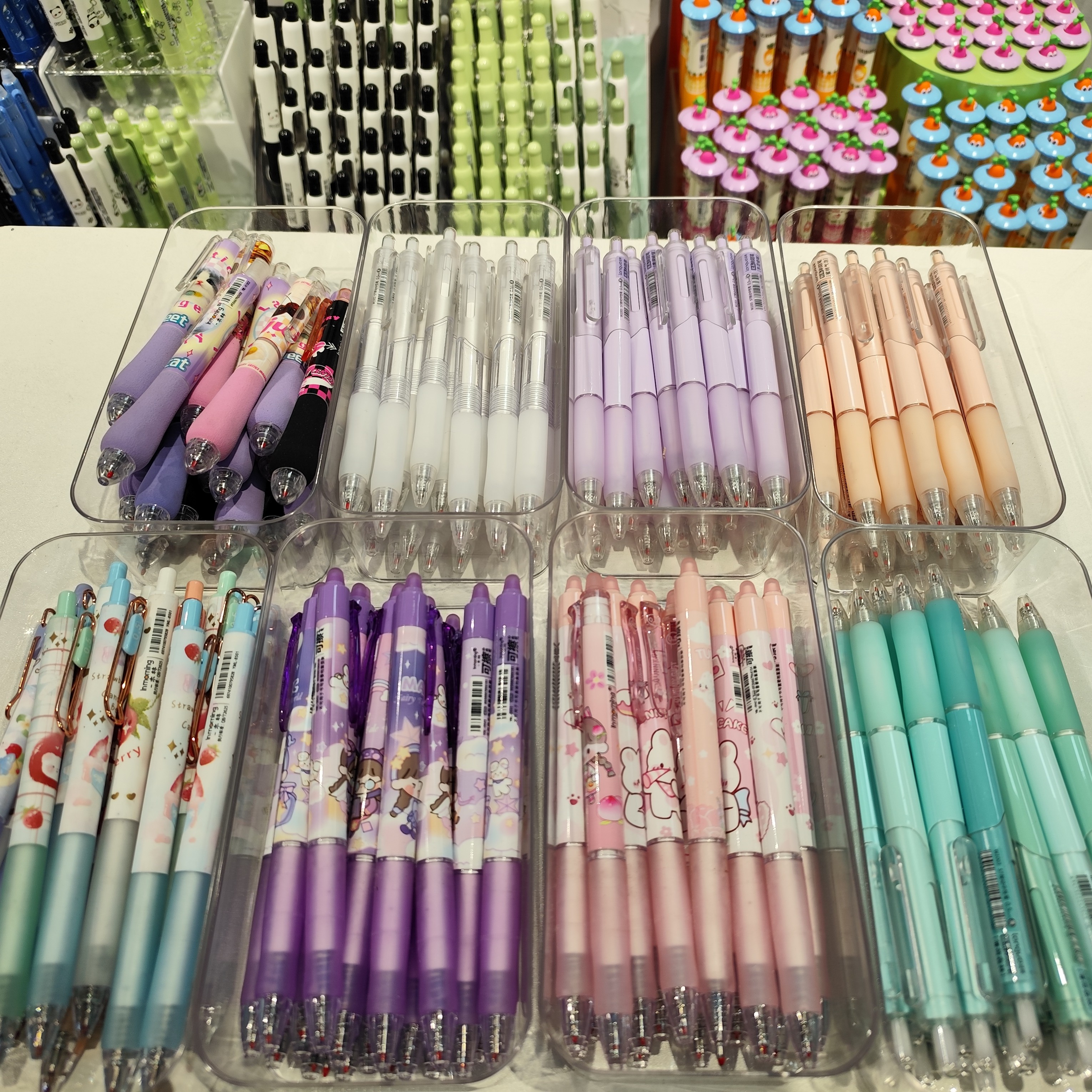 【30支爆款女孩可擦笔】款式超多0.5蓝色可擦笔（以直播间展示为准）