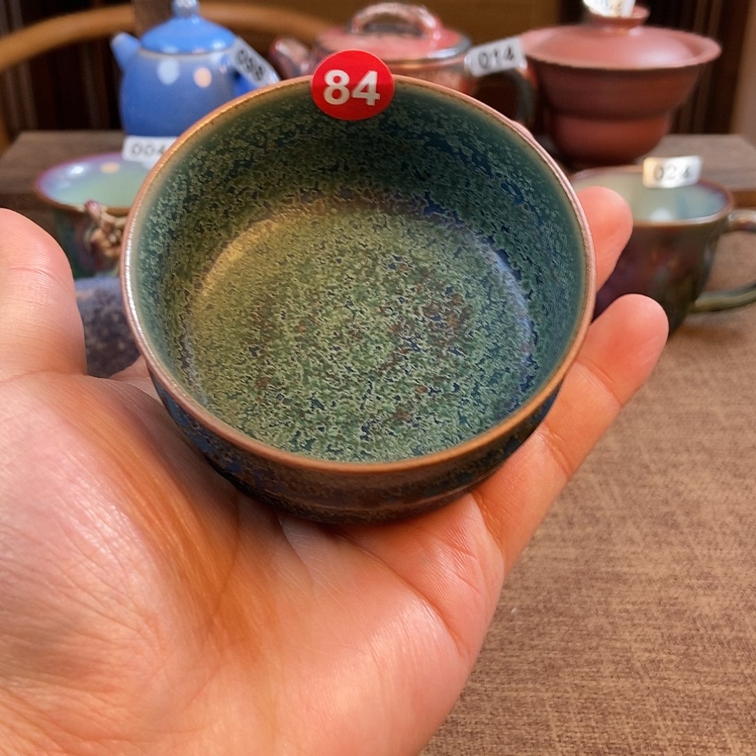 摆件f*钧瓷主人杯杯