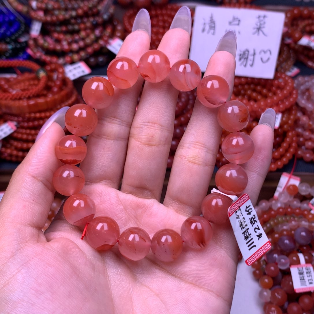 未镶嵌手链南红玛瑙24号卡12