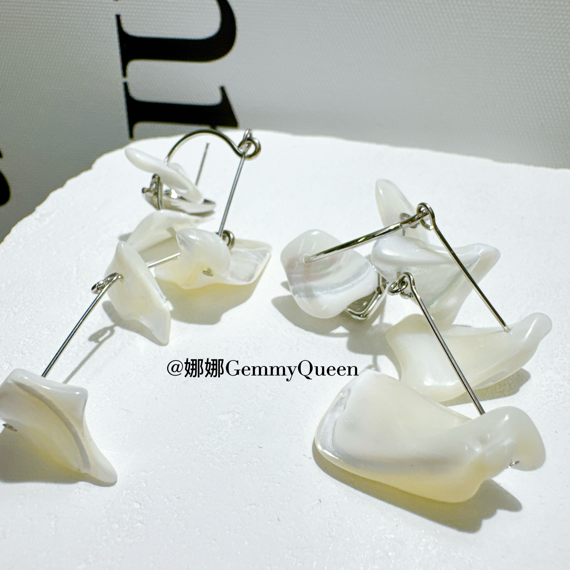 铜合金贝壳耳饰 娜娜GemmyQueen耳环