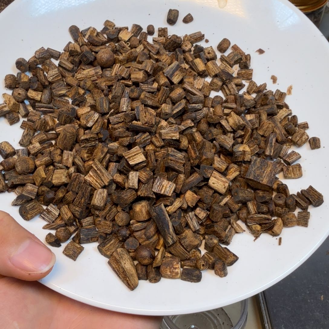 沉香沉香碎屑海南陆河高端车珠料