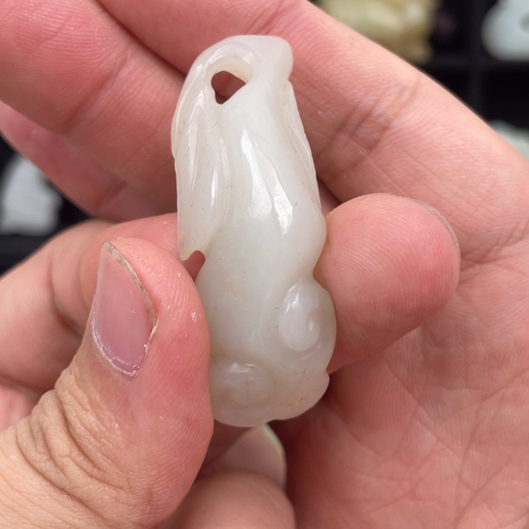 和田玉（糖玉）颈饰未镶嵌