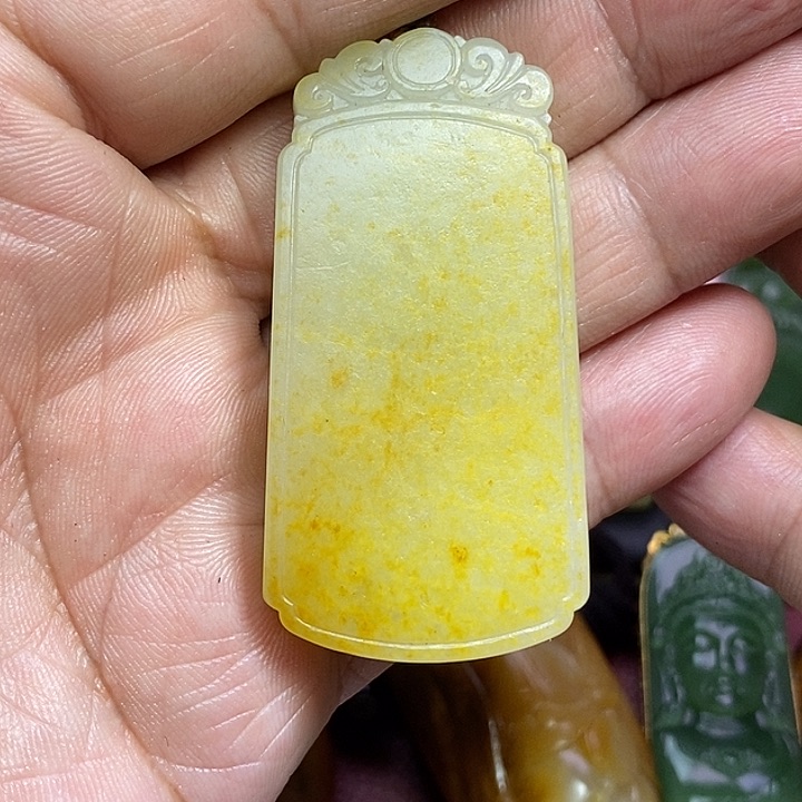 和田玉吊坠(不含链)未镶嵌与*归