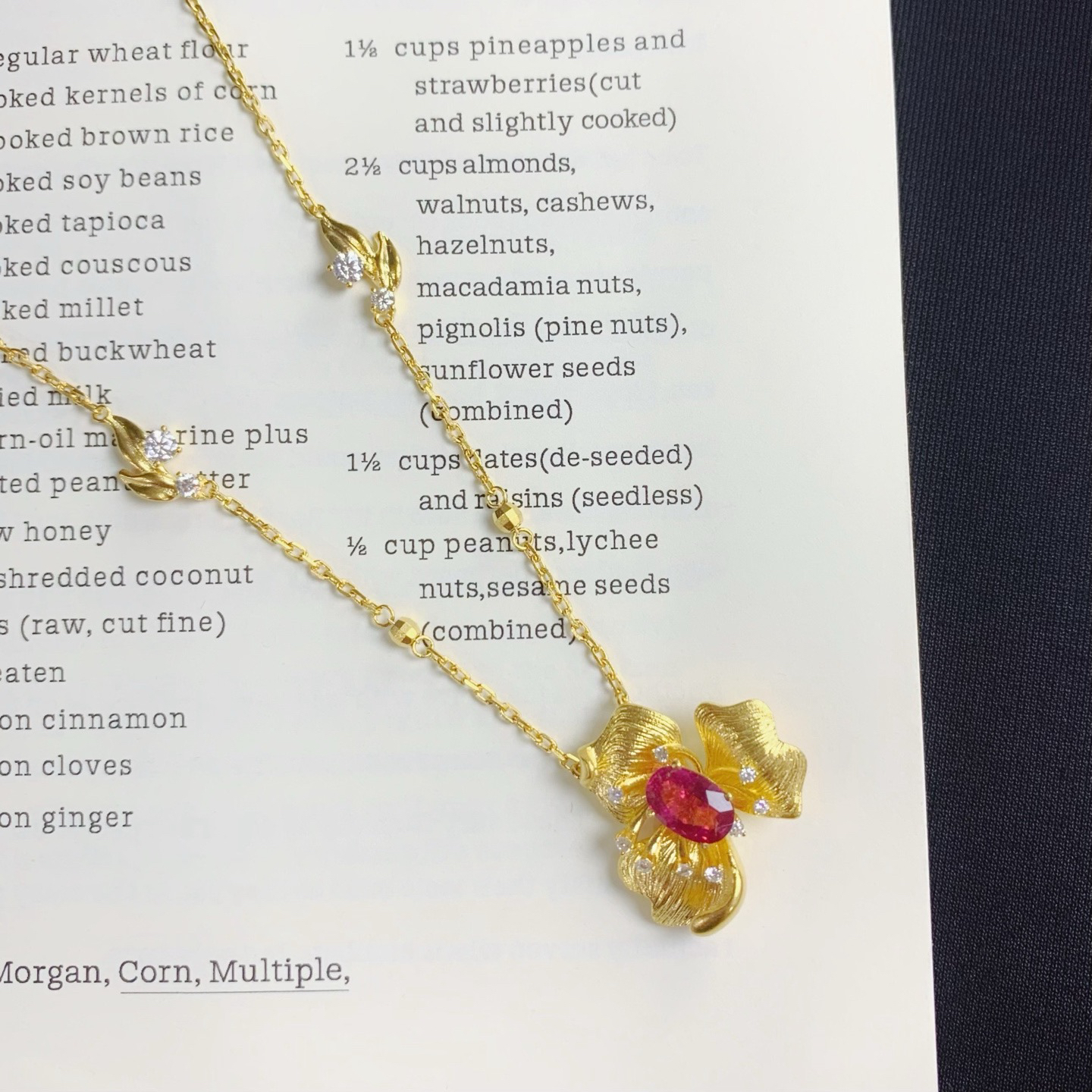 足金999光芒花瓣项链